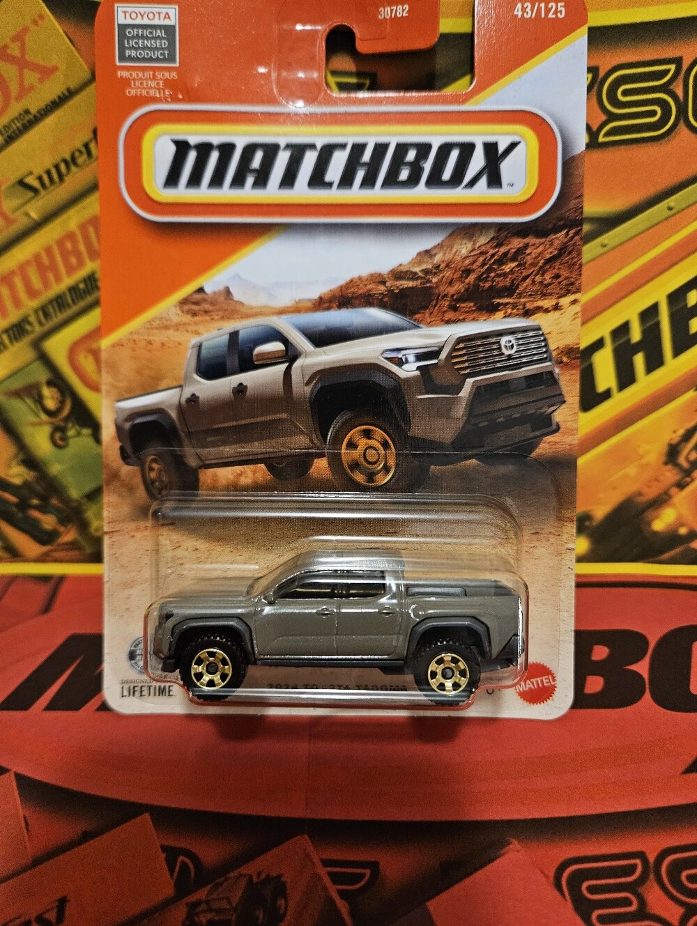 Matchbox Toyota Tacoma Pickup Truck - Gray